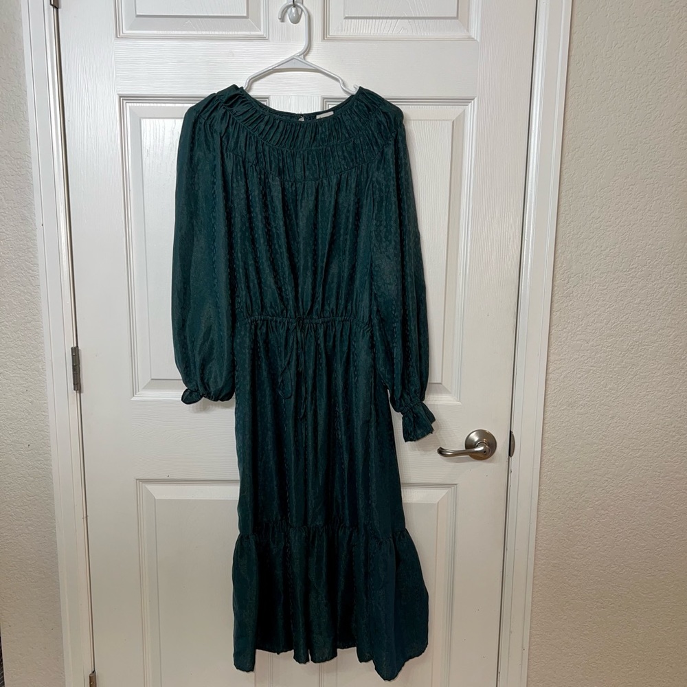 Women's Dress (Size:L Emerald Green) - Photoshoot/Baby Shower/Prom/Holiday Dress